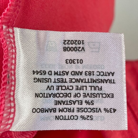 Coolibar Womens Plus XXL UPF 50+ Seaside Zip Hoodie Sun Protection Pink Jacket - Picture 4 of 8